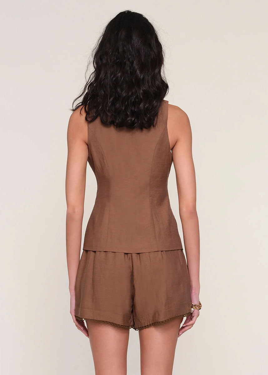Campari Vest - Mocha