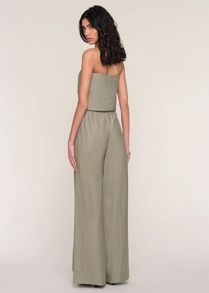 Violet Wide-Leg Pant - Army