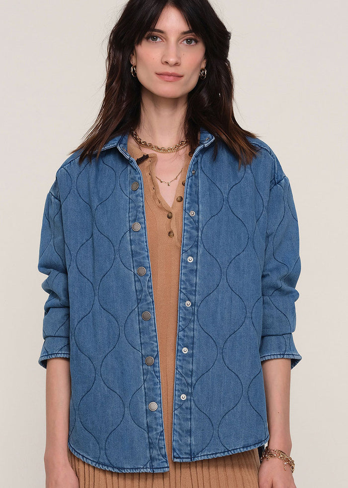 Vye Quilted Jacket - Pacific