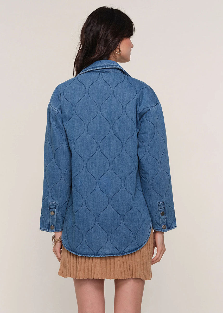 Vye Quilted Jacket - Pacific