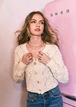 Caspian Cardigan - Ivory