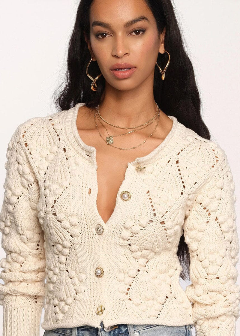 Caspian Cardigan - Ivory