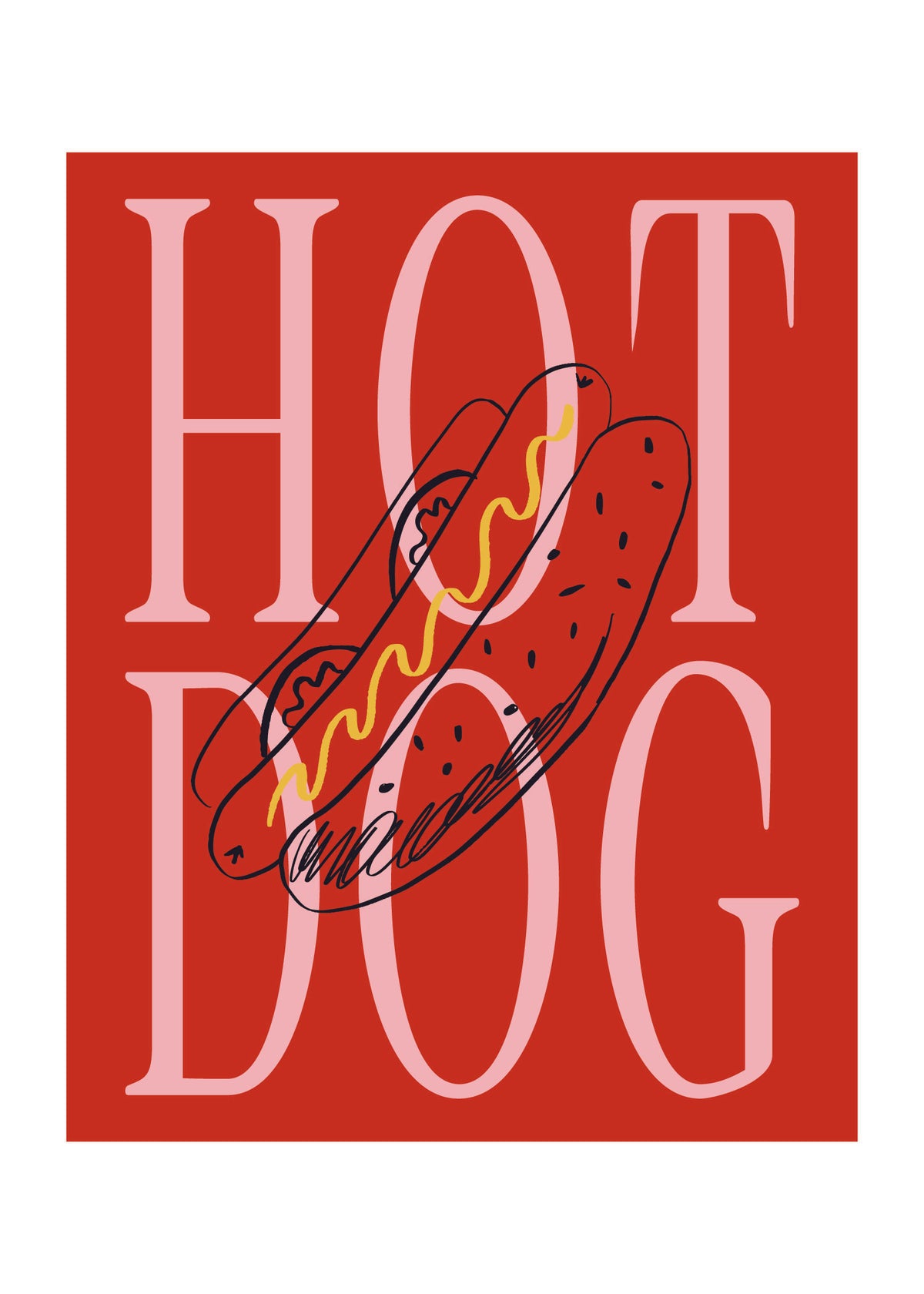 Hot Dog Poster