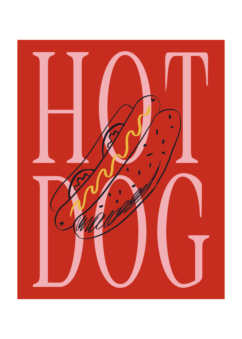 Hot Dog Poster
