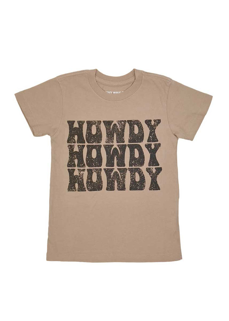 Howdy Kids T-Shirt - Wheat