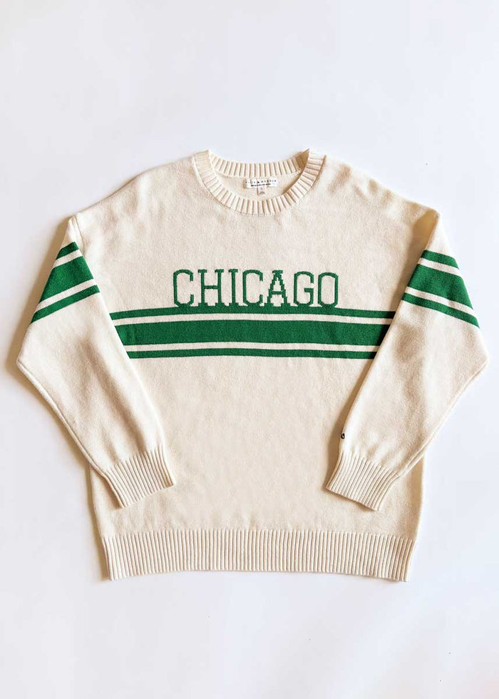 Chicago Stripe Stack Oversized Sweater