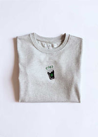 Chi Beer Embroidered Baby Tee