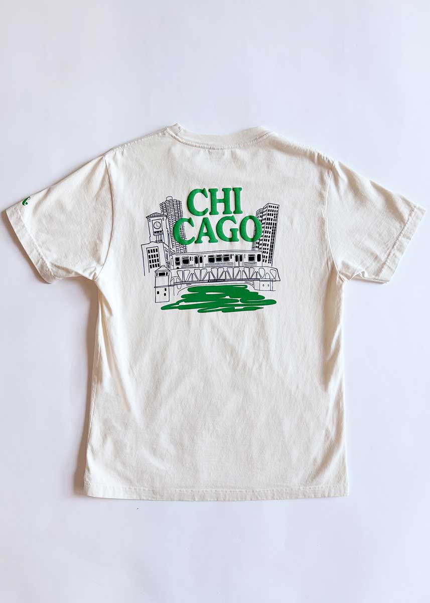 Chicago Green River Garment-Dyed Tee