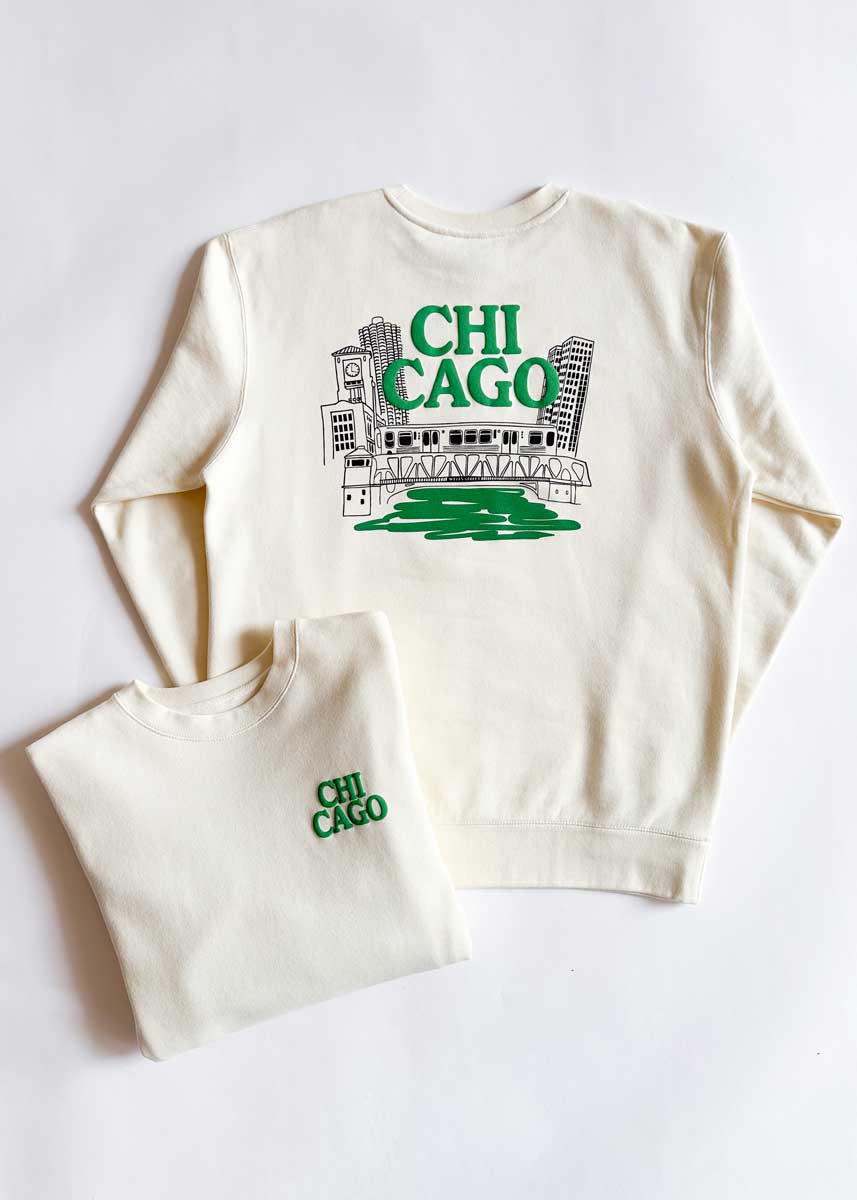 Chicago Green River Crewneck Sweatshirt