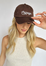 Chicago Chainstitch Dad Hat - Chocolate
