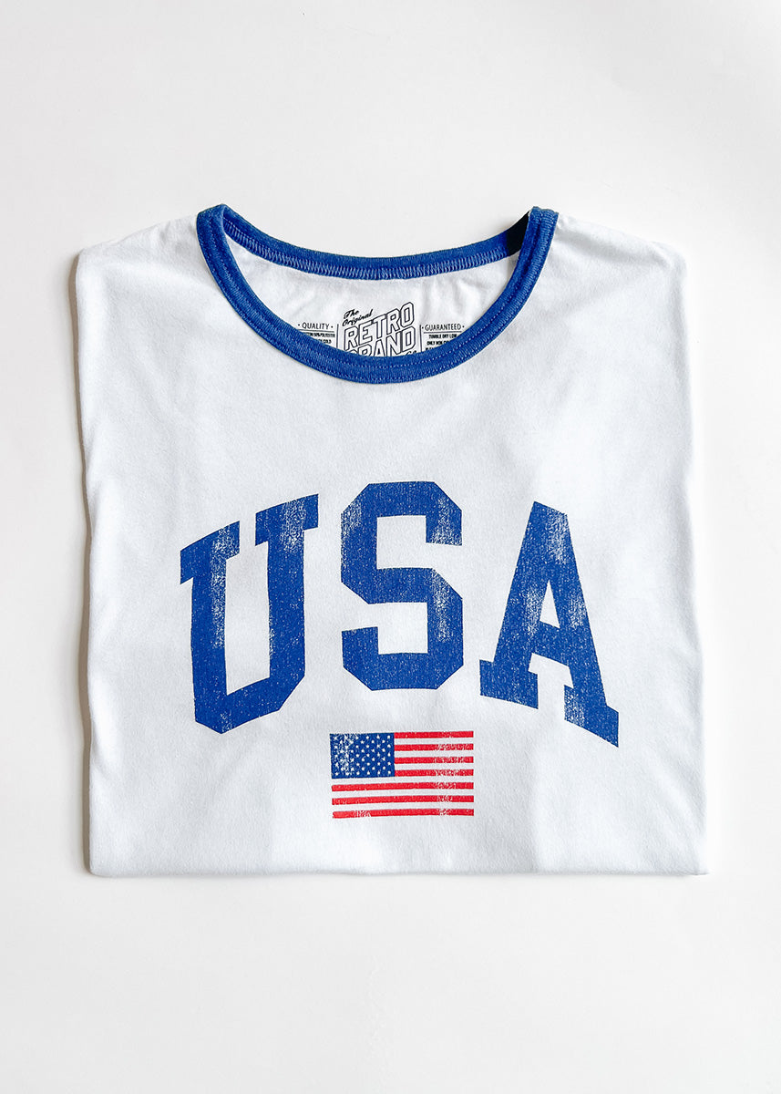 USA Ringer Tee
