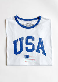USA Ringer Tee