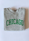 Chicago Collegiate Sweatsuit Set - Athletic Grey