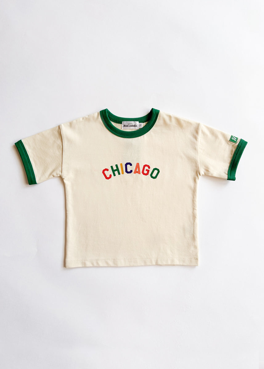 Sweet Home Chicago Oversized Ringer Tee