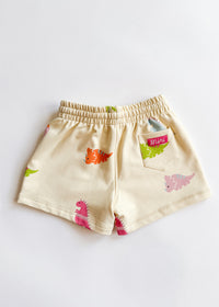Dinosaur Terry Oversized Sweatshort Set