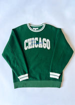 Chicago Forever Embroidered Crew - Green