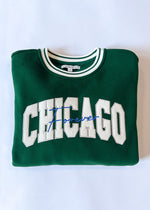 Chicago Forever Embroidered Crew - Green