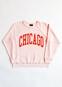 Chicago Reverse Classic Crew Sweatshirt - Pink & Orange