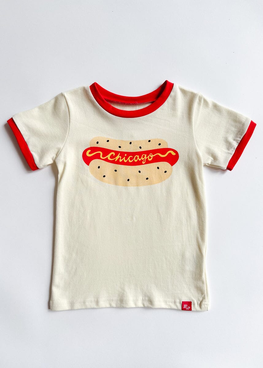 Chicago Dog Ringer Tee