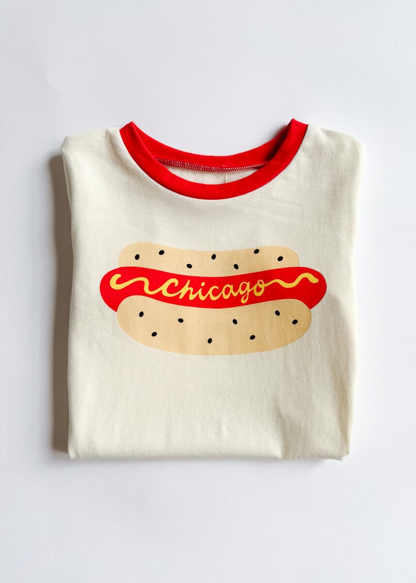 Chicago Dog Ringer Tee