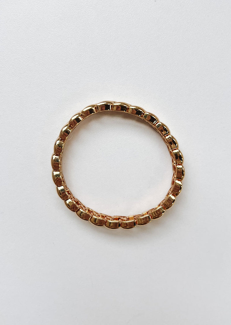 Stretch Cuban Chainlink Bracelet - Gold