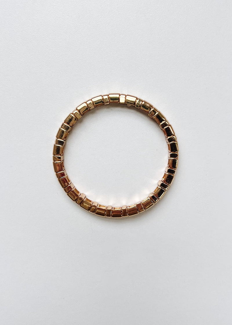 Golden Slimmed Single Bracelet