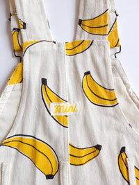 Printed Bananas Shortalls