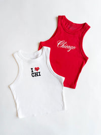 I <3 Chi Racer Tank