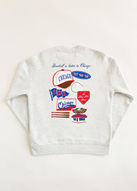 Chicago Baseball Patches Sweatshirt