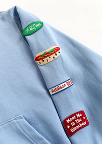 Chicago Game Day Patch Hoodie - Blue