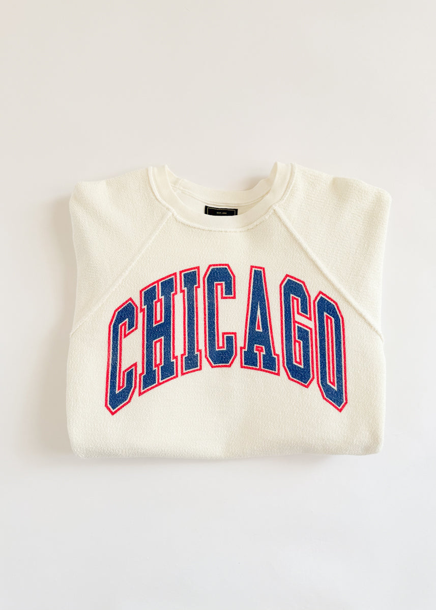 Chicago Varsity Reverse Weave Classic Crew Sweatshirt