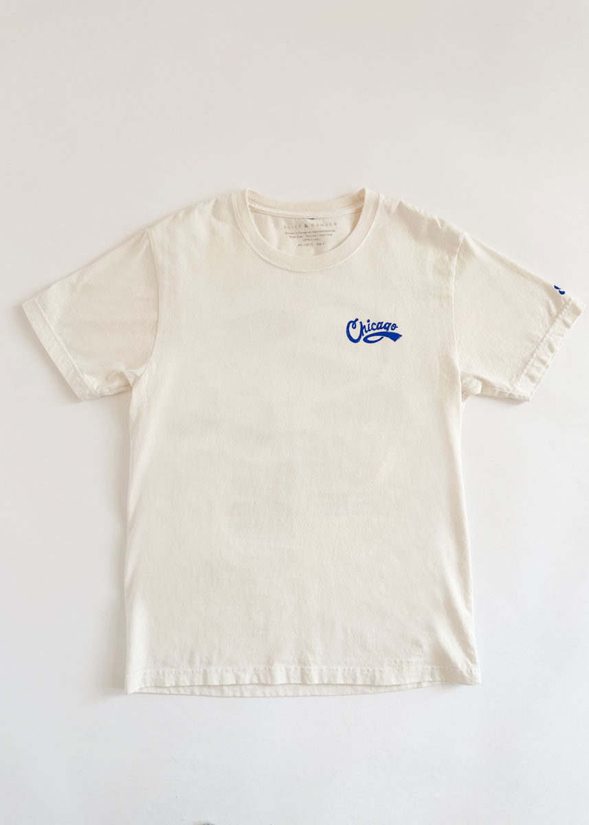 Chicago Baseball Patches Oversized Tee
