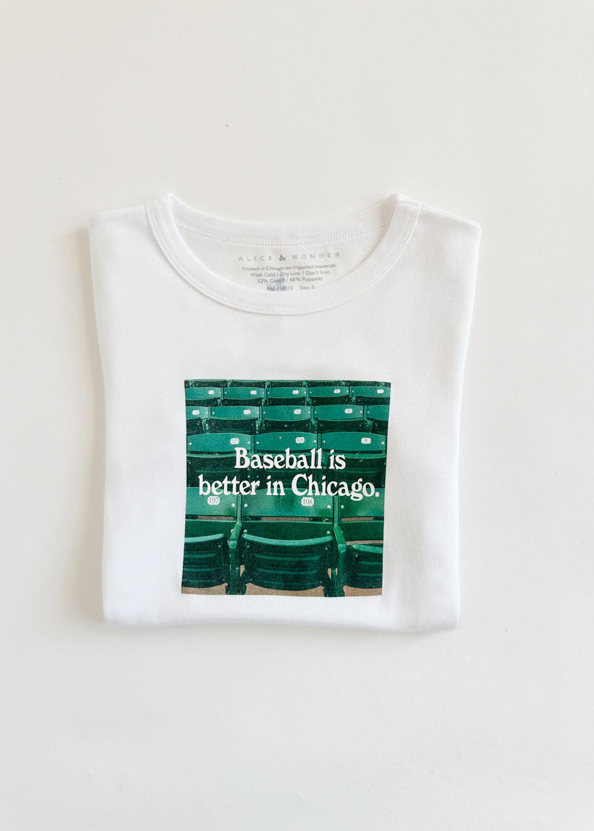 Baseball Is Better In Chicago Baby Tee