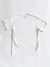 Chicago. Oversized Tee - Cream & Blue