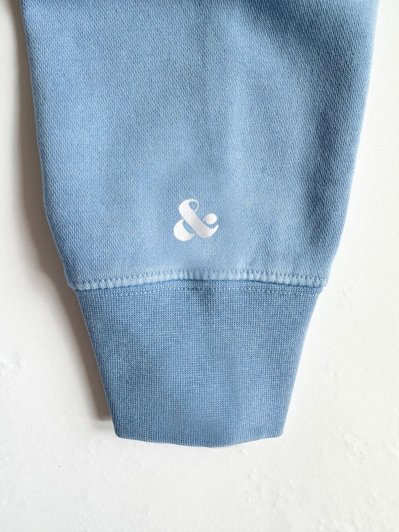 Chicago. Crewneck Sweatshirt - Blue & White