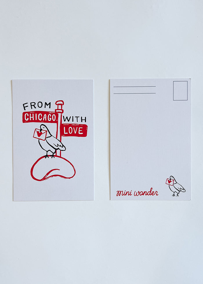 From Chicago, With Love Postcard