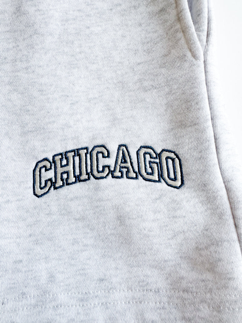 Chicago Sweatshort - Heather Grey