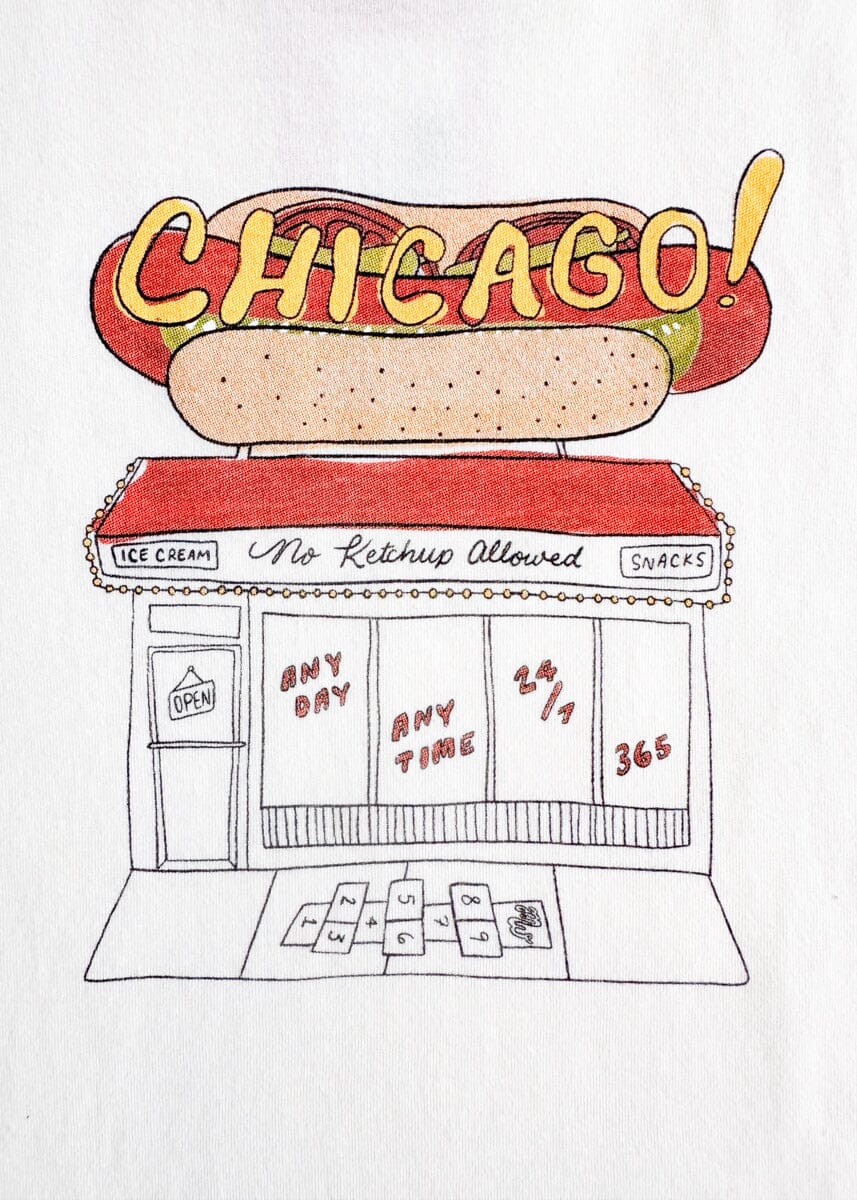 Chicago Hot Dog Stand Toddler Tee