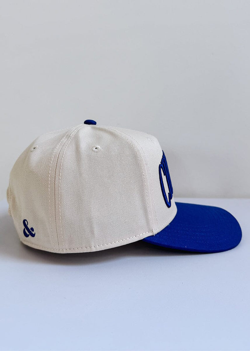 Chicago Puff Baseball Cap - Royal Blue