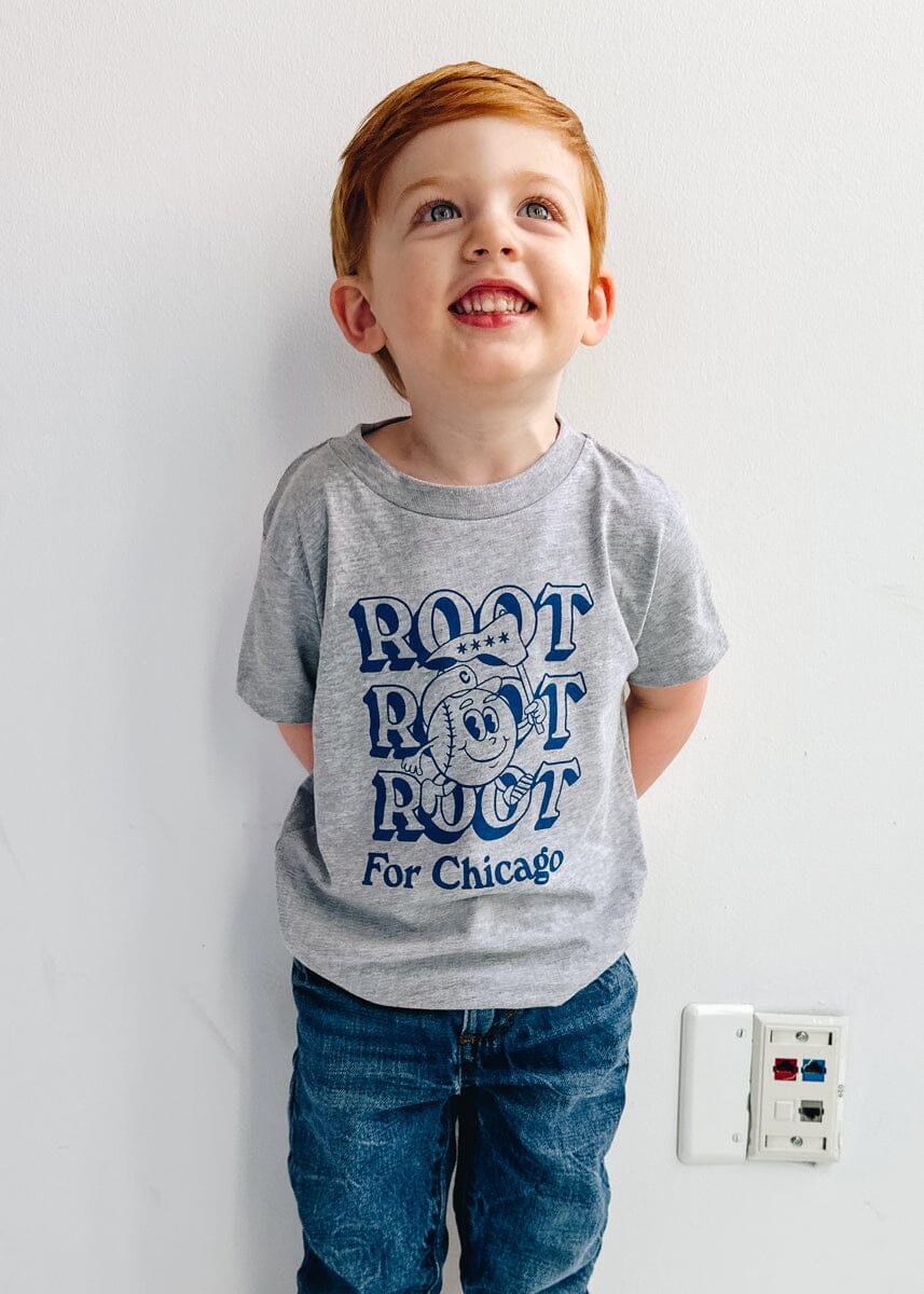 Root, Root, Root For Chicago T-Shirt – Vintage Navy – Alice & Wonder