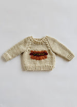 Hot Dog Crewneck Sweater - Ivory