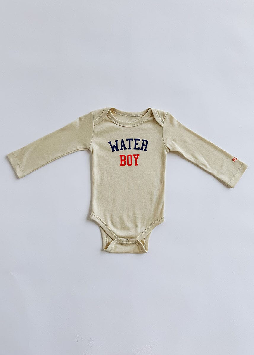 Water Boy Long Sleeve Onesie - Natural
