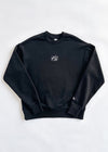 Chi Script Crewneck - Black & White