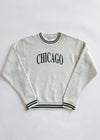 Chicago Champion Striped Rib Crewneck - Green