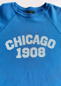 Chicago 1908 Classic Crew Sweatshirt - Vintage Royal Blue