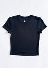 90's Chicago Baby Tee - Black