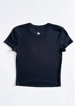 90's Chicago Baby Tee - Black