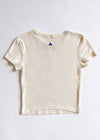 90's Chicago Baby Tee - Ivory