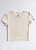 90's Chicago Baby Tee - Ivory