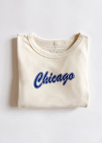 90's Chicago Baby Tee - Ivory